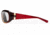 7Eye by Panoptix Womens AirShield Sedona Sunglasses, RX Ready, Ruby Fade Frame, SharpView Clear Lens, M-L 326440