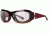 7Eye by Panoptix Womens AirShield Sedona Sunglasses, RX Ready, Ruby Fade Frame, SharpView Clear Lens, M-L 326440