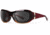 7Eye by Panoptix Womens AirShield Sedona Sunglasses, RX Ready, Ruby Fade Frame, SharpView Gray Lens, M-L 326441