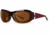 7Eye by Panoptix Womens AirShield Sedona Sunglasses, RX Ready, Ruby Fade Frame, SharpView Copper Lens, M-L 326442