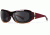 7Eye by Panoptix Womens AirShield Sedona Sunglasses, RX Ready, Ruby Fade Frame, SharpView Polarized Gray Lens, M-L 326453