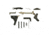 Tacfire Glock 19 Lower Parts Kit Black B717DA5A, EFLPKGLK19