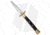 A.G.A. Campolin 13 Swinguard Automatic Folding Knife, 6.00in, Stainless Steel, Kriss Blade, Ebony, Black Handle, Brass/Ebony Wood, Black/Steel, 13.00 inch, BHQ-50740