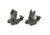 A.R.M.S., Inc. Picatinn Polymer Top Mounted Deployable Front and Rear Sight, Black, ARMS71LF-R