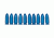 A-Zoom Centerfire Pistol Snap Caps, 9 mm, 10-Pack, Blue, 15316