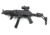 A3 Industries Kalashnikov KP9 Folding AK Stock - Offset Extension Buttplate w/ A3T Rubber Pad, Black, DFS-KP9-OFF-BP2