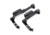 A3 Industries Adjustable Length Modular Folding Brace, Aluminum Steady, Offset Extension, Black, 6-1/8in-9-1/2in, ALMB-OFF-ASB