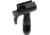 A3 Industries Modular Vertical Foregrip For HK MP5-K, 100 Degree, w/ Hand-Stop And 3in Knurled Aluminum Grip, Black, VFG-162