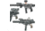 A3 Industries Xeno Triad - Reduced Angle Ar-Compatible Grip, Black, PG-101-B