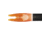 AAE Z-Nock Flo .25 in, Neon Orange, Pack of 100, ZNA4OR100