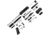ABC RIFLE COMPANY AR-15 .300 AAC Blackout Micro Pistol Build 5in Barrel 4in M-LOK Handguard Upper Receiver, Black, ARPK300-ML4