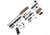 ABC RIFLE COMPANY AR-15 .300 AAC Blackout Micro Pistol Build 5in Barrel 4in M-LOK Handguard Upper Receiver, Bronze, ARPK300-ML4-BB