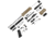 ABC RIFLE COMPANY AR-15 .300 AAC Blackout Micro Pistol Build 5in Barrel 4in M-LOK Handguard Upper Receiver, Flat Dark Earth, ARPK300-ML4-FDE