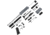 ABC RIFLE COMPANY AR-15 .300 AAC Blackout Micro Pistol Build 5in Barrel 4in M-LOK Handguard Upper Receiver, Sniper Grey, ARPK300-ML4-SG