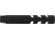 ABC RIFLE COMPANY AR-15 6in Custom Ported Barrel Extender Muzzle Brake, 1/2x28, Matte, Black, MB15-3CUT