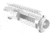 ABC RIFLE COMPANY AR-15 Billet Stripped Upper Receiver, Cerakote, White, UP15-CM-BILLET-STW