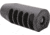 ABC RIFLE COMPANY AR-15 Flat Top Multi Chamber Muzzle Brake, 1/2x28, Phosphate, Black, MB15-PRO