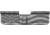 ABC RIFLE COMPANY AR15 USA Flag Engraved Ejection Port Cover Assembly, Black, EPC15-F