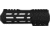 ABC RIFLE COMPANY Custom Hybrid Top Cut D-Front AR-10/DPMS LR-308 M-LOK Handguard, 7in, Black, HG10-CM-TCML7D-BLK