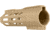 ABC RIFLE COMPANY Custom Hybrid Top Cut D-Front AR-10/DPMS LR-308 M-LOK Handguard, 7in, Flat Dark Earth, HG10-CM-TCML7D-FDE