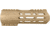 ABC RIFLE COMPANY Custom Hybrid Top Cut D-Front AR-10/DPMS LR-308 M-LOK Handguard, 7in, Flat Dark Earth, HG10-CM-TCML7D-FDE