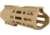 ABC RIFLE COMPANY Custom Hybrid Top Cut D-Front AR-10/DPMS LR-308 M-LOK Handguard, 7in, Flat Dark Earth, HG10-CM-TCML7D-FDE