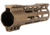 ABC RIFLE COMPANY Custom Hybrid Top Cut Super Slim AR-15 M-LOK Handguard, 7in, Bronze, HG15-CM-MLTC7-BB