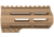 ABC RIFLE COMPANY Custom Slim AR-15 M-LOK Handguard, 4.5in, Flat Dark Earth, HG15-CM-ML4D-FDE