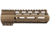 ABC RIFLE COMPANY Custom Ultra Slim AR-15 M-LOK Handguard, 7in, Cerakote Burnt Bronze, HG15-CM-ML7D-BB
