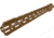 ABC RIFLE COMPANY Style Low Hybrid Cut D-Cut AR-10/DPMS LR-308 M-LOK Handguard Rail System, 18in, Bronze, HG10-CM-TCML18D-BRNZ