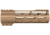 ABC RIFLE COMPANY Super Slim Free Float Hybrid Top Cut AR-15 M-LOK Handguard, 7in, Cerakote Flat Dark Earth, HG15-TC-ML7-FDE