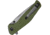 ABKT Tac Catalyst Linerlock Folding Knife, 3.5 stonewash finish D2 tool steel blade, Green textured G10 handle, AB1026G