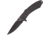 ABKT Tac Linerlock A/O Folding Knife, 2.75 black finish stainless blade, Black G10 handle, AB067B