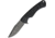 ABKT Tac Stinger Linerlock, 3.63in Closed, 2.5in Black Stonewash SS Clip Point Blade, Black G10 Handle, Pocket Clip, Black, AB049