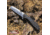 ABKT Tac Warthog Linerlock, 4.5in Closed, 3.25in Satin D2 Tool Steel Wharncliffe Blade, Black Micarta Handle, Thumb Pull, Pocket Clip, Black, AB046