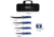 AccuSharp 6-Piece Fillet Knife Kit, 6.5in, Stainless Steel, Blue Handle, 737C