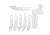 AccuSharp 3.5in Replacement Blades Only for the Replaceable Blade Razor Knife