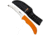 AccuSharp Skinning Knife, 4in, 420 Stainless Steel Blade, Orange Thermoplastic Rubber Handle, 734C