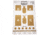 Action Target 556 Training Lab Target, Brown and White, 100 Per Box