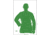 Action Target B-21E Economy 25 Yard Silhouette Target, Pack of 100, Green, B-21E GREEN