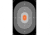 Action Target B-27CO Repair Center Target 100 Per Case, Black/Orange, 12.5in x 18.5in, B-27CO-100