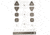 Action Target Fieldcraft Survival Double Sided Training Target, 100 Pack, 23in x 35in, FLDC-P-100