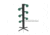 Action Target Heavy Duty Dueling Tree, Black/Green AT-102