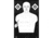 Action Target Low Light/Less Lethal Targets 100 Per Case, Black/White, 23in x 35in, LVM-LL-P-100