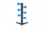 Action Target Rimfire Dueling Tree, Black/Blue AT-104