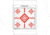 Action Target SI-13 Rifle Sighting Target 100 Per Case, Red &amp; White, 14in x 15in, SI-13-100