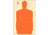 Action Target Standard Silhouette Target, Orange, 24x45 Inch, B-27S-ORANGE