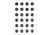 ACTION VB24100 24 3 NUMBERED CIRCLES 100 BOX VB-24-100