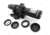 ADE Advanced Optics Adjustable Multi-Reticle Green Laser Flashlight Sight w/ Pressure Switch and QD Mount, Black, HG33