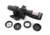 ADE Advanced Optics Adjustable Multi-Reticle Green Laser Flashlight Sight w/ Pressure Switch and QD Mount, Black, HG33